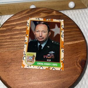 1991 Topps Desert Storm Trading Card #5 General Richard Graves